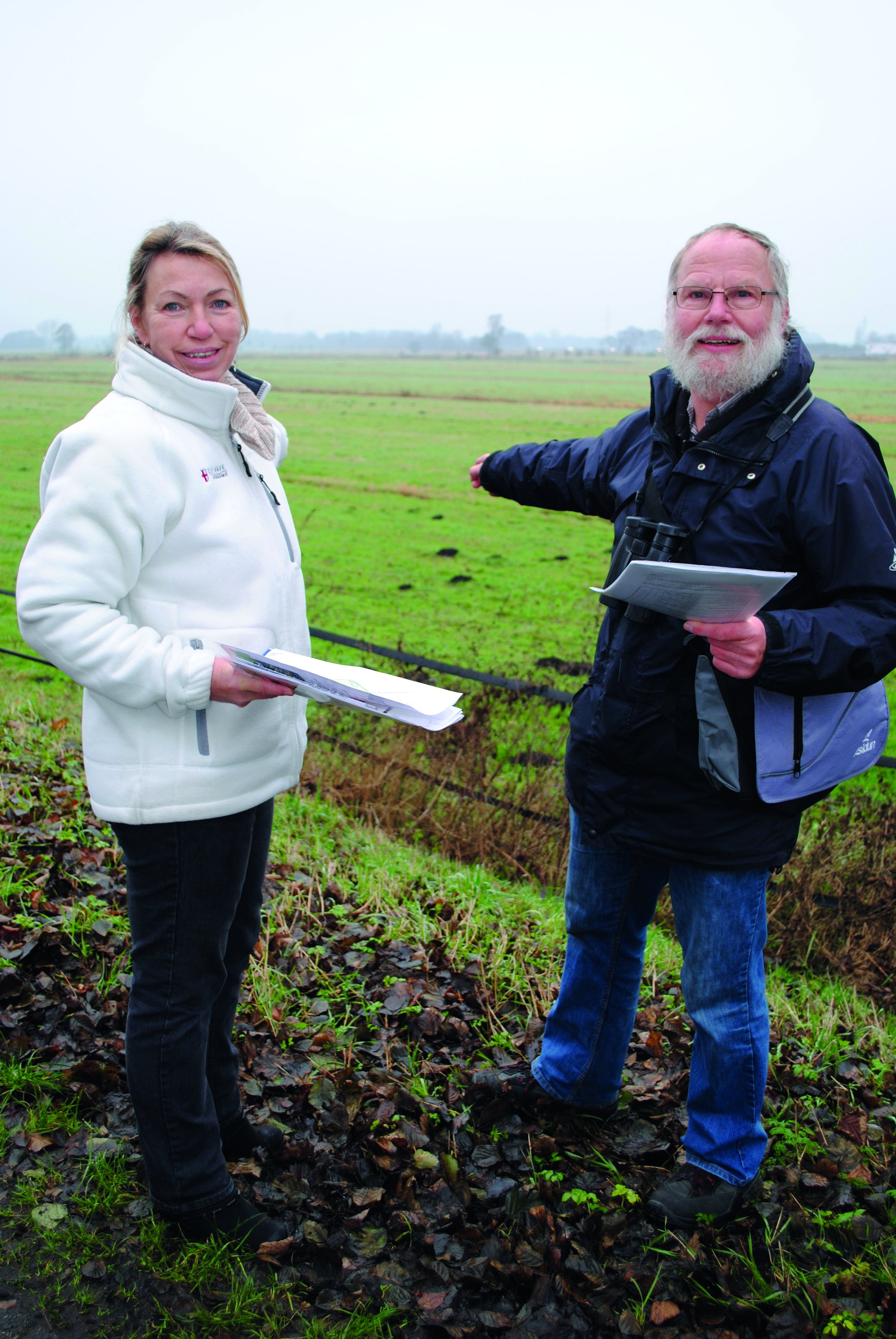 Kämpfen gegen die Rastanlage: Angelika Gaertner und Rainer Weseloh