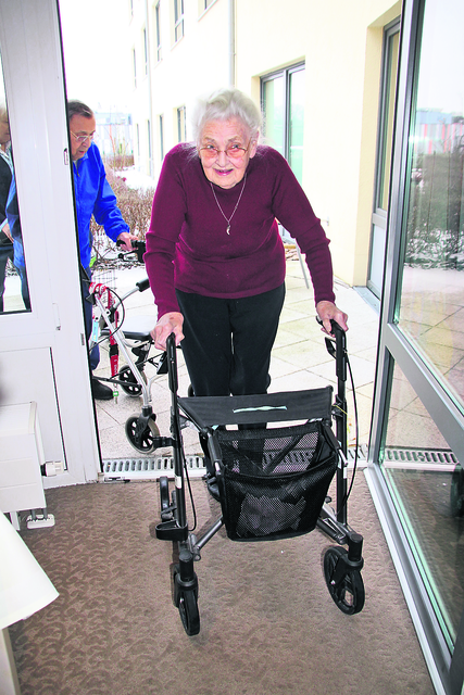 Mobil dank Rollator: Magda Regel (92)