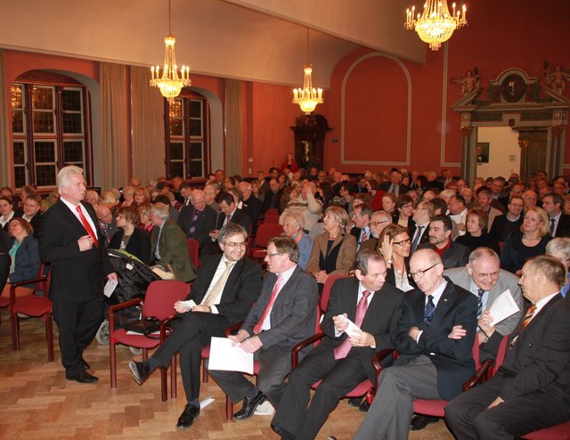 Am Neujahrsempfang im Alten Stader Rathaus nahmen rund 250 Gäste aus Gesellschaft und Politik teil