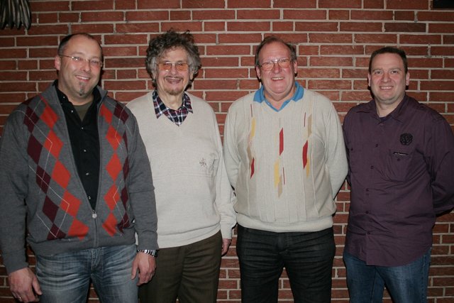 Gewählt (v. li): Holger Heidtmann, Günter Stanislaw, Heinrich Bleecken und Markus Flieger | Foto: oh