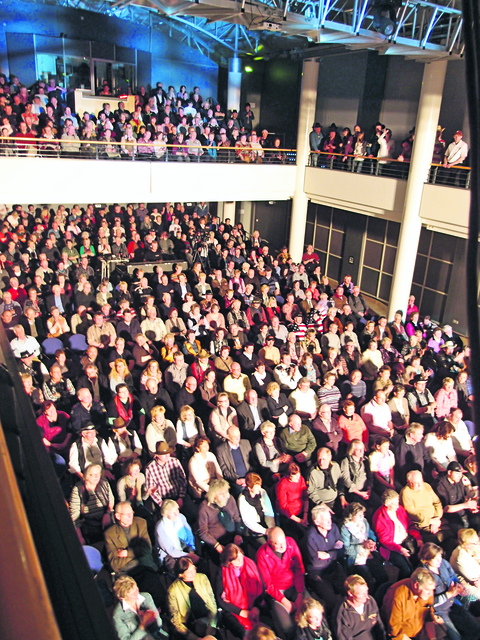 Das Veranstaltungszentrum Empore war an beiden Tagen restlos ausverkauft