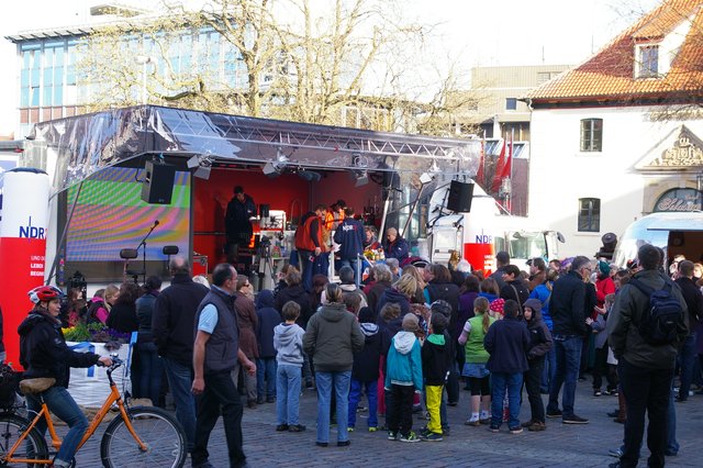 Die NDR2-Bühne war ein Publikumsmagnet