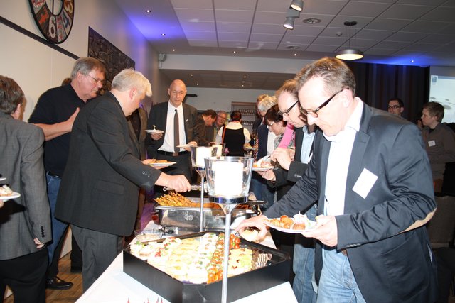 Das Buffet in Höfts Markthaus fand reichlich Anklang