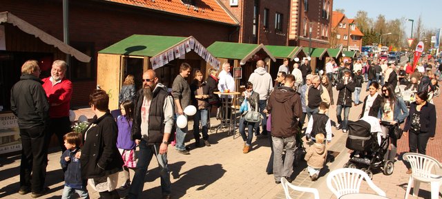 Im unteren Teil der Marktstraße war die Handwerkermeile aufgebaut