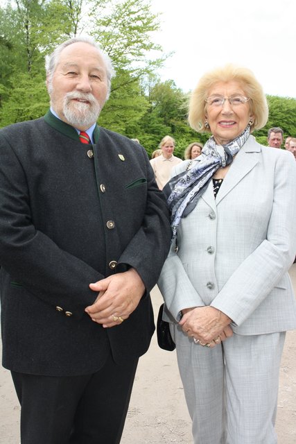Ehrengäste: Wildpark-Gründer Georg-Friedrich von Krogh und Ehefrau Marianne