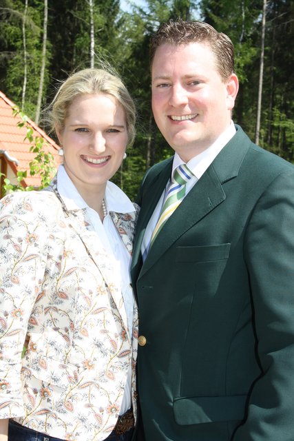 Gratulierten zur Eröffnung: Modehaus Dittmer-Chef Paul Steinkraus und Ehefrau Luise