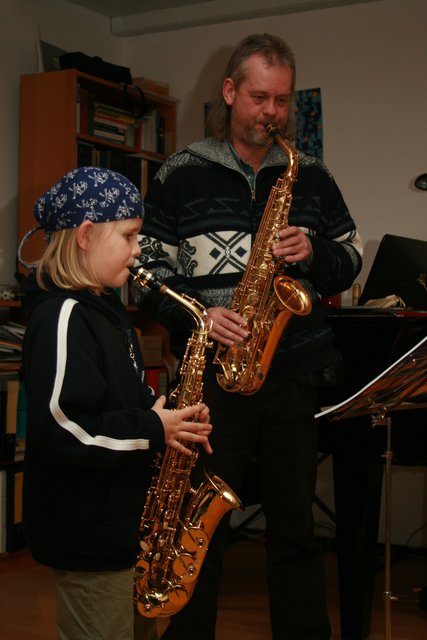Unterrichtet auch Saxophon: Thomas Hansen, neuer Leiter der Musikschule für die Stadt Buchholz | Foto: mum