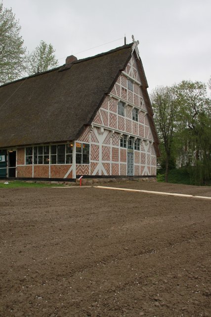 Frisch angelegter Garten