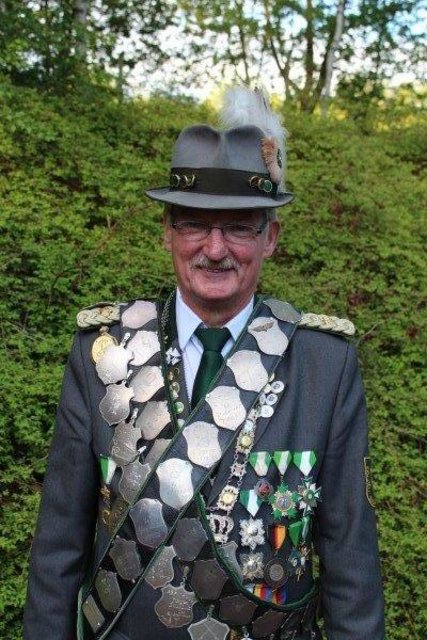 Neuer Schützenkönig beim KKS "Tell" Buchholz: Vize-Präsident Klaus Ubert