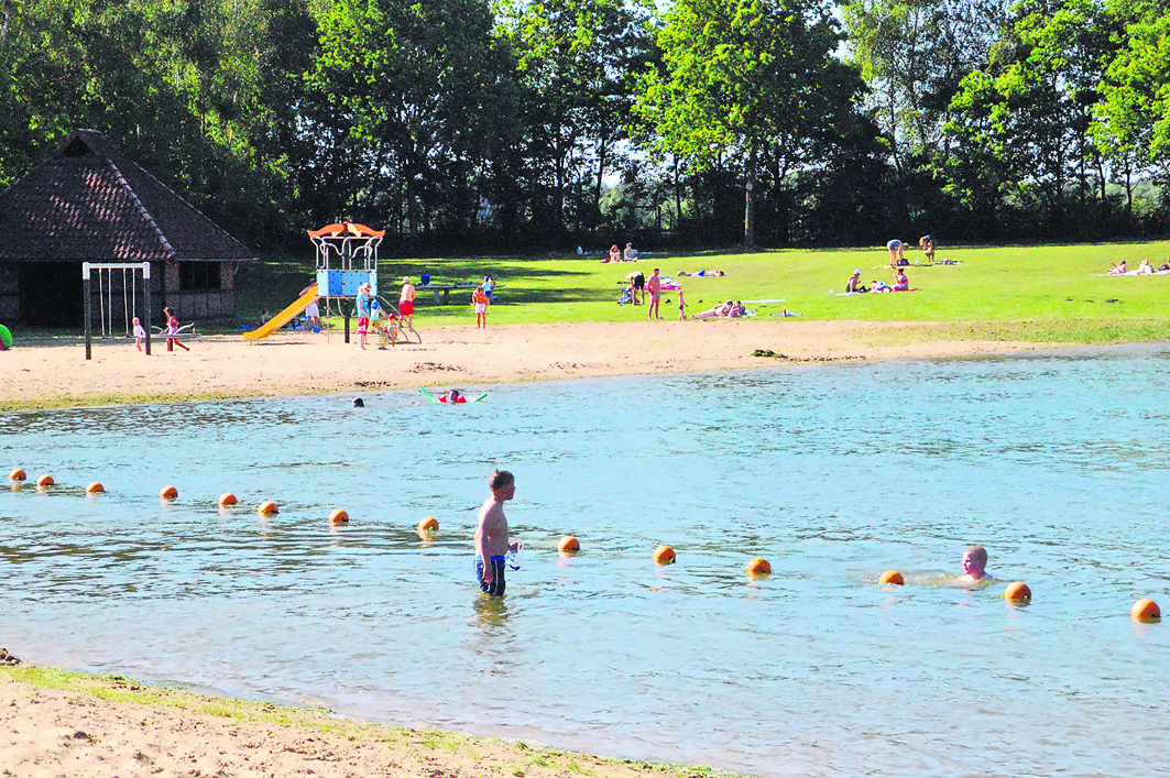 Der Badesee in Fredenbeck lädt zum ungetrübten Badespaß ein