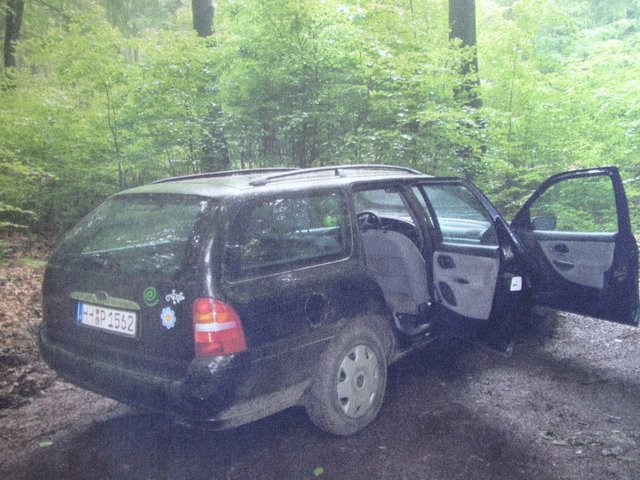 Diesen Wagen nutzten die Täter bei der Tat
