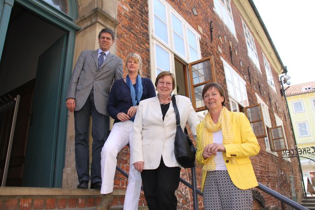 Laden ein zur Auftaktveranstaltung des Kriminalpräventionsrates (v. li.): Hartmut Nitz, Gaby Siedentopf, Dr. Jutta Neemann und Silvia Nieber