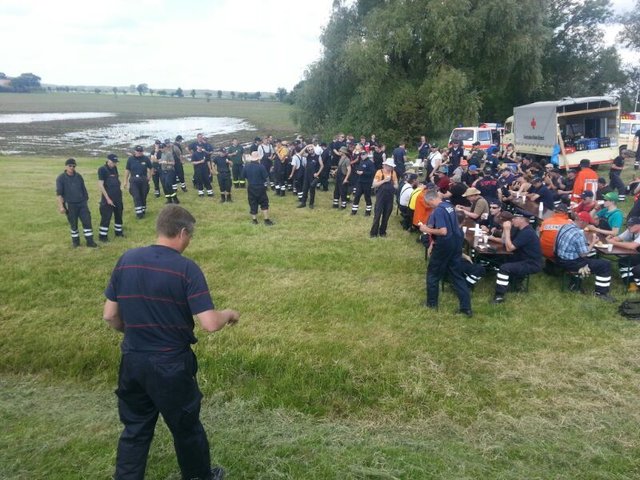 Feuerwehrleute aus dem Landkreis Harburg sind im Amt Neuhaus im Einsatz | Foto: Feuerwehr (3)