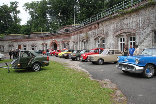 Es war das erste Mal, dass der Förderverein Grauerort an der Festung eine Oldtimer-Schau veranstaltet hat