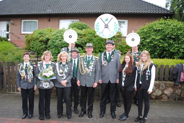 Gruppenbild der Majestäten in Eyendorf