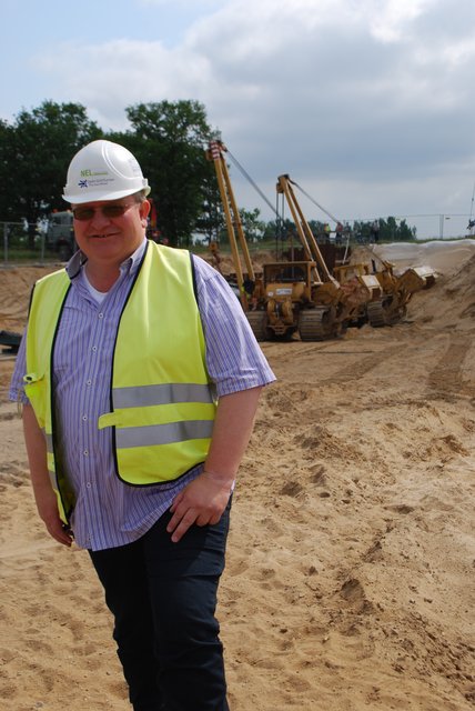 Bauleiter Alf Kurtenbach von "Open Grid Europe"