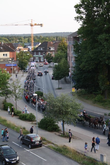 Der Festmarsch aus der Vogelperspektive