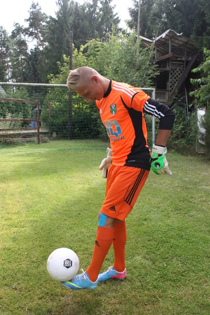 Technisch top: Den Ball hochzuhalten, ist für Tim Burgemeister kein Problem