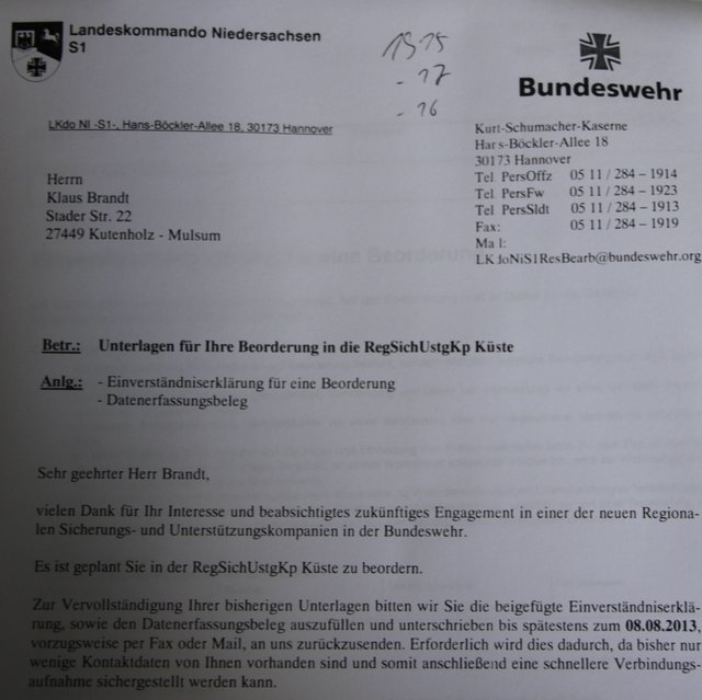 Die Bundeswehr zieht einen Toten als Reservisten ein