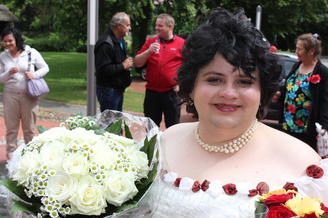 Als Cathrin Nelcke ihre Hochzeitsbilder sah, fiel der Entschluss endlich abzunehmen