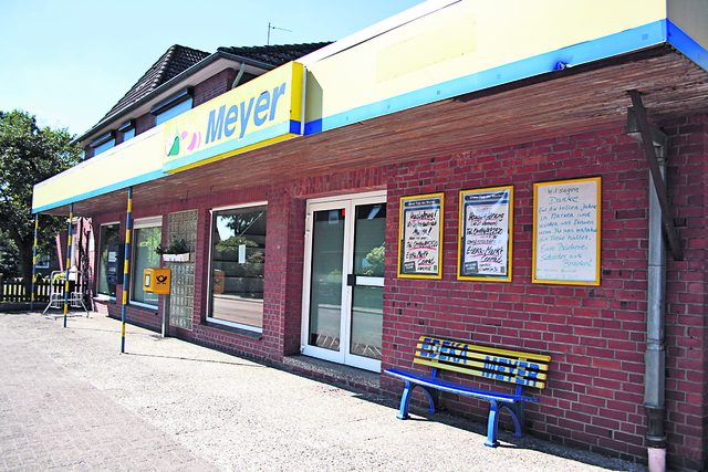 Bereits geschlossen: der Edeka-Markt in Marxen