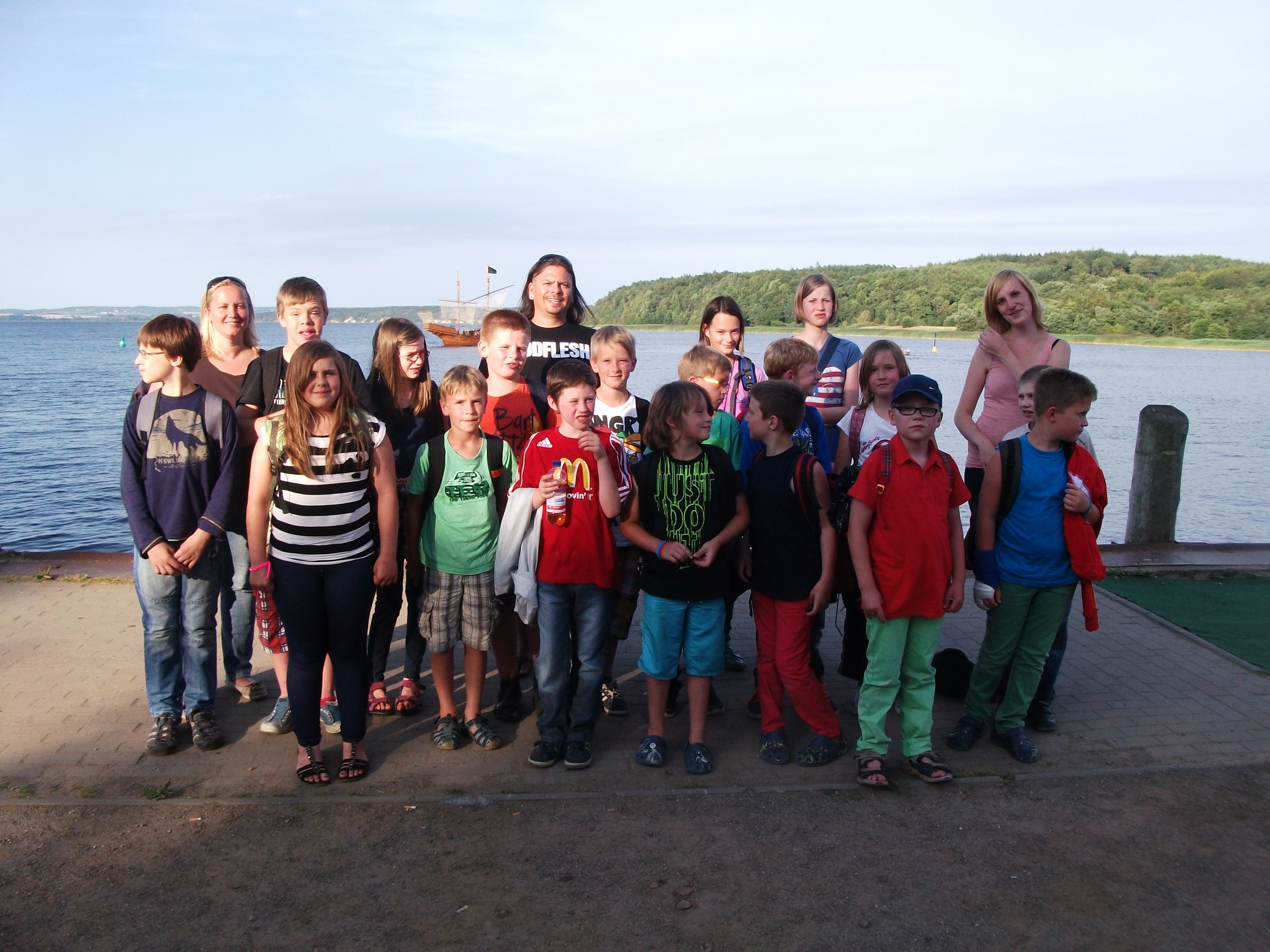 Die Kinder und ihre Betreuer verbrachten eine schöne Ferienzeit an der Ostsee