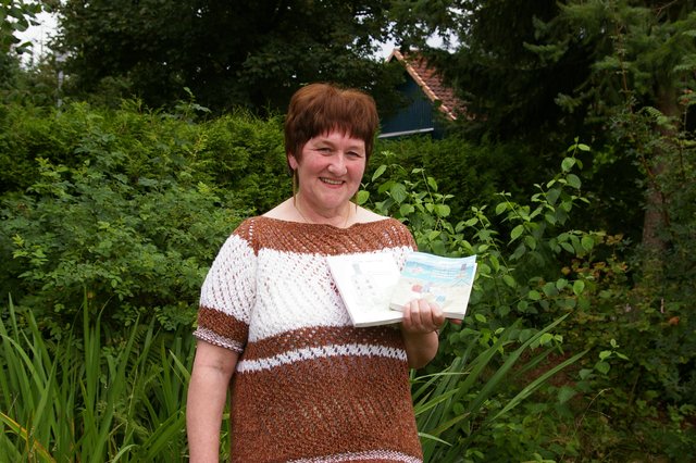 Gisela Prouza mit ihren Kinderbüchern