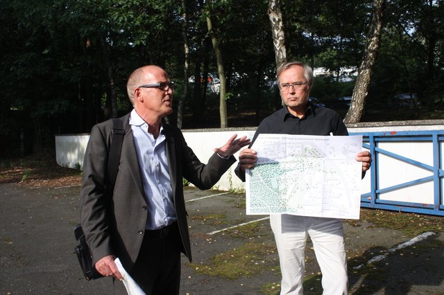 Die Planer Thomas Rathje (li.) und Thomas Tradowsky
