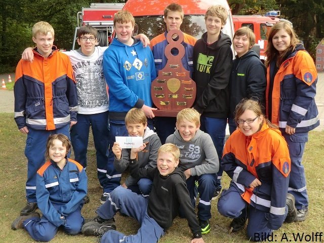 Ein toller Erfolg: Im vorigen Jahr gewann die Jugendfeuerwehr Handeloh 8-Länder-Wettbewerbe | Foto: oh