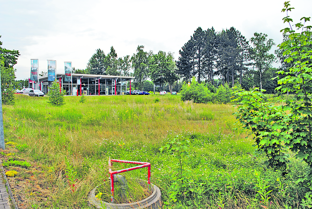 Auf diesem Areal ist das Innovationszentrum geplant