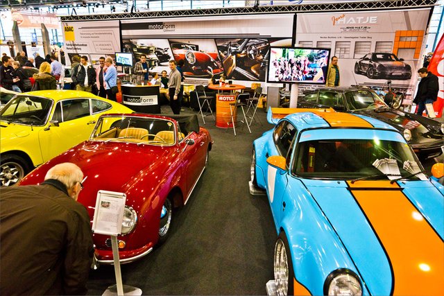 Jens Hatje nimmt regelmäßig an der „Bremen Classic 
Motorshow“ teil