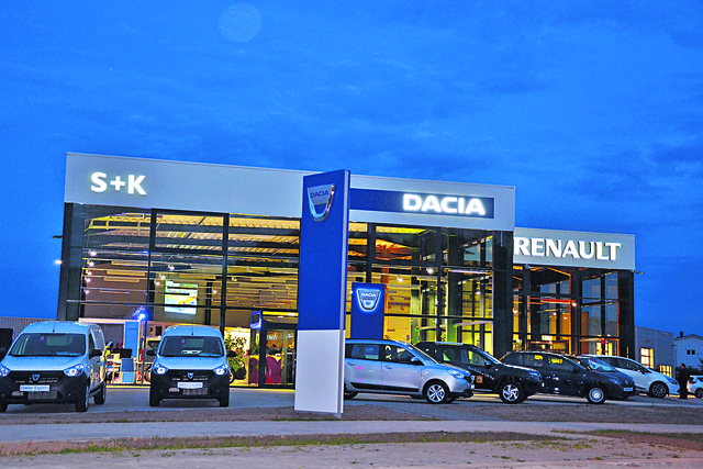 Ein neues Highlight im Gewerbegebiet am Trelder Berg: das S+K Renault Autohaus