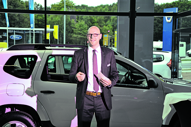 Freute sich über die bisherigen Nachfragen im S+K Autohaus Renault: Geschäftsführer Carsten Schulz