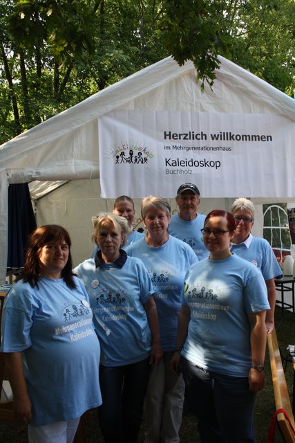 Auch das Team vom Mehrgenerationenhaus Kaleidoskop war beim Stadtfest dabei