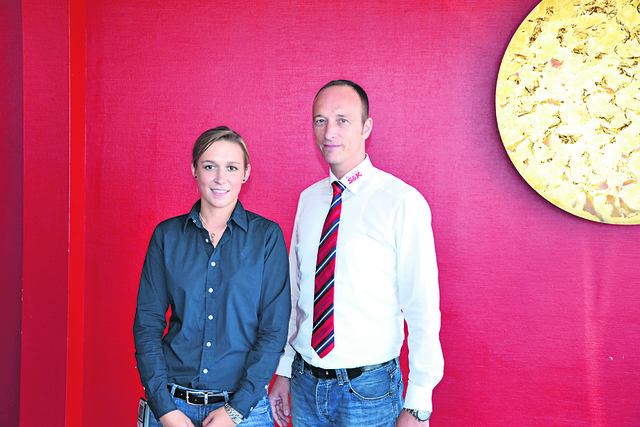 Das Verkaufsberaterteam Nadine Irrgang und Michael Sauter