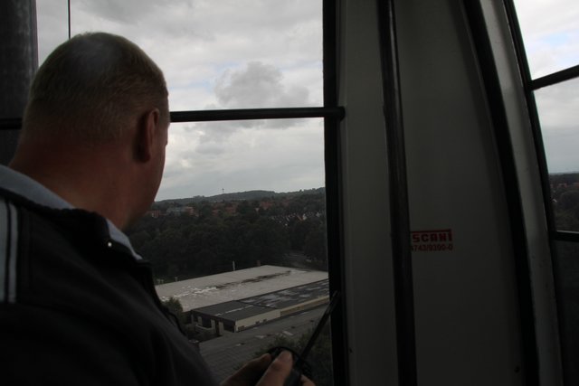 Blick aus der Krangondel