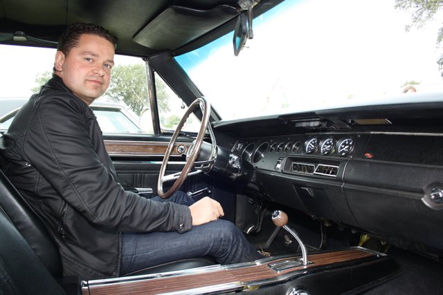 Jens Dahms (aus Freetz) fährt seinen Dodge Coronet RT (Baujahr 1970) auch im Alltag