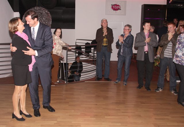 Zurück im "Metropol": Die Grundmanns werden mit Beifall empfangen