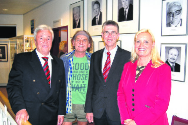 Da waren es noch vier Kandidaten (v. li.): Peter Metelski, Willi Cramer, Ulrich Sauck und Martina Oertzen