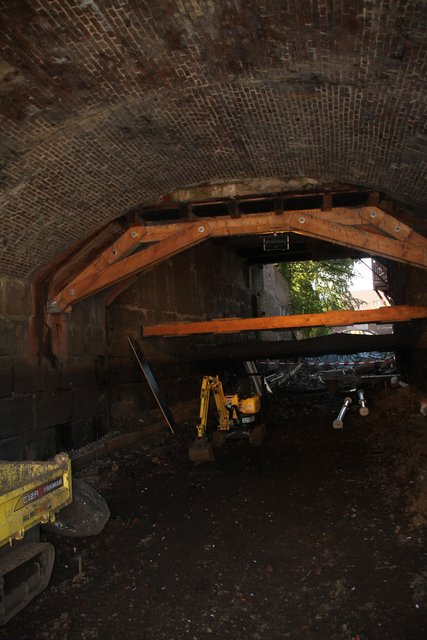 Die Baustelle unter der Hudebrücke ist eine Fundgrube für Altertumsforscher