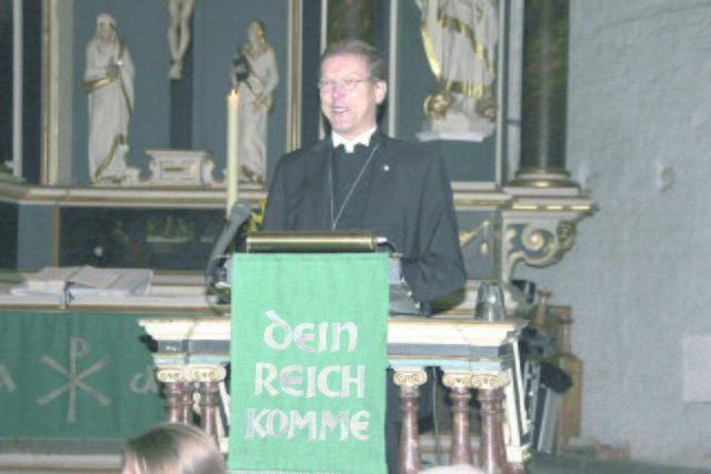 Sprach Grußworte: Landessuperintendent des Sprengels Stade, Dr. Christian Brandy