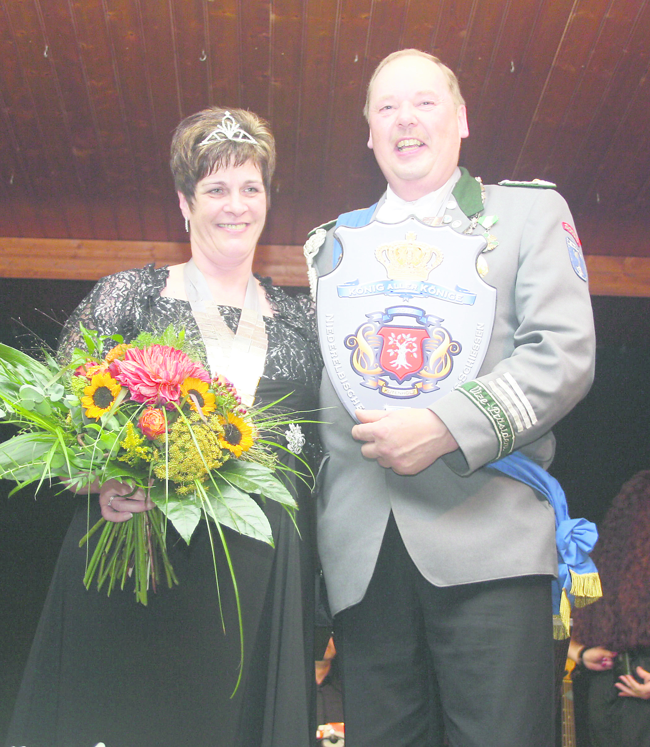 Der strahlende König aller Könige: Jürgen Robohm und seine Frau Marion