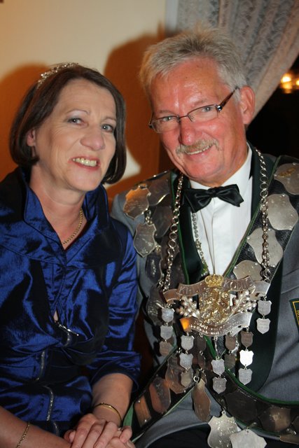 Kreisschützenkönig Klaus Ubert und seine Ehefrau Cornelia