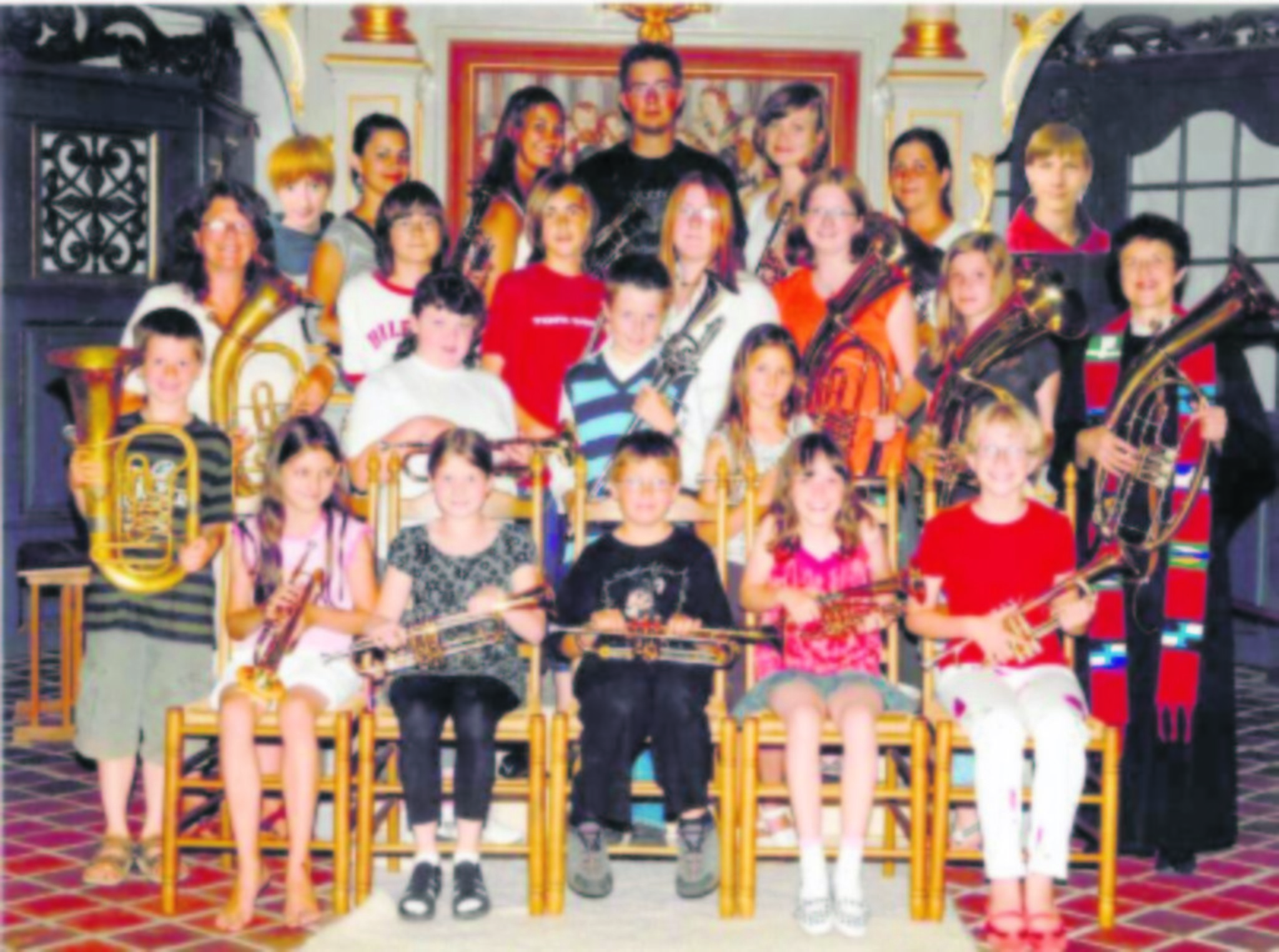 Ein fröhliches Ensemble in Stade Stade