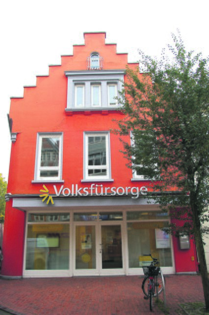 Die Volksfürsorge in der Großen Schmiedestraße in Stade