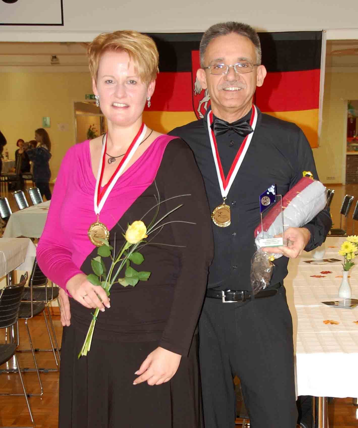Birte und Michael Panten (1. TC Winsen) wurden Landesmeister