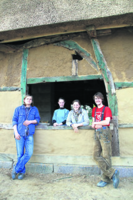 "Eine spannende Baustelle", finden (v. li.) Grischa Funke-Rumpf, Marieke Bremer, Josefin Tönjes und Eike Willenbockel