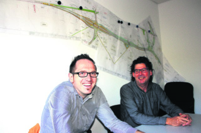 Gute Laune: Alexander Bruder (li.) und Matthias Lampe