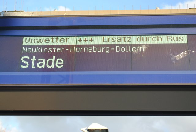 Der Zugverkehr ist zum Erliegen gekommen