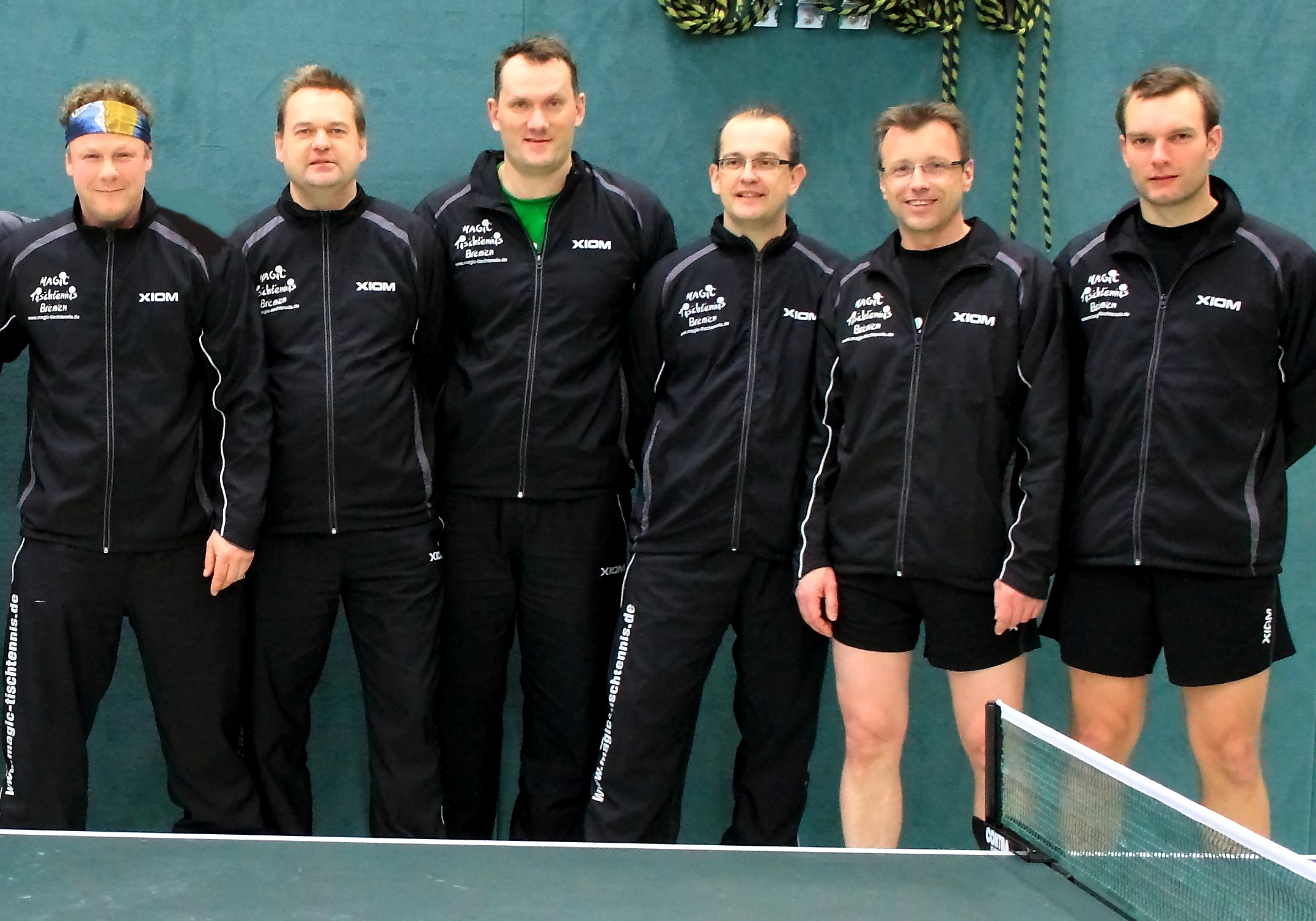 Das war eine kurze Spielzeit für den MTV Tostedt (v.l.): Ralf Schweneker, Jens Möller-Lentvogt, Kay Ludewig, Klaus Igel, Thomas Krüger und Sebastian Fengler